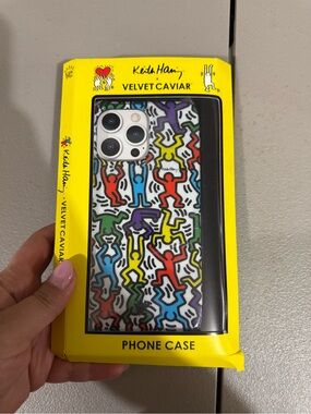 Velvet Caviar x Keith Haring Multicolor Dancing Figures Phone Case